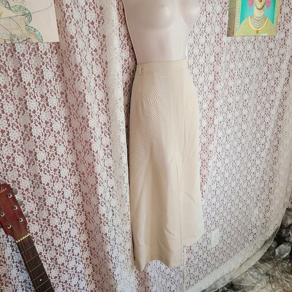 SUIT Vintage 80s 90s Jacques vert cream suit blazer and skirt set Size 10 - Picture 4 of 13